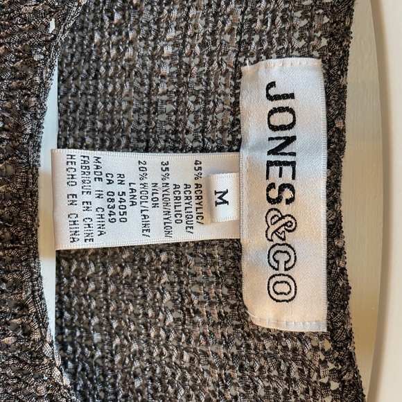 Sweater, Jones & Co., size Medium, silver-grey - Picture 3 of 3